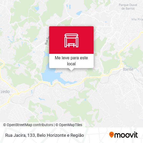 Rua Jacira, 133 mapa
