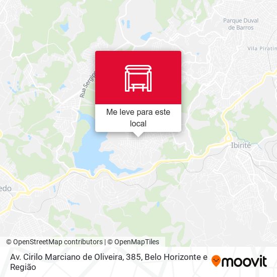 Av. Cirilo Marciano de Oliveira, 385 mapa