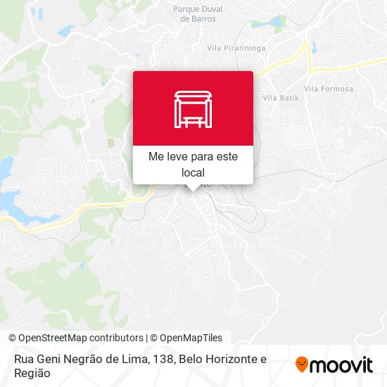Rua Geni Negrão de Lima, 138 mapa