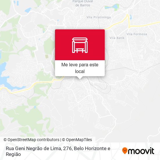 Rua Geni Negrão de Lima, 276 mapa