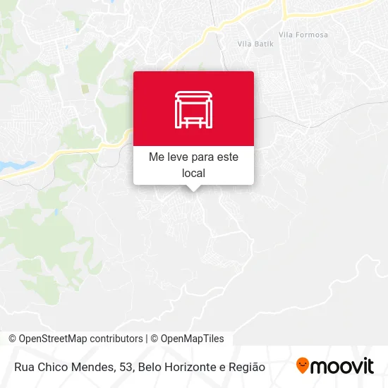 Rua Chico Mendes, 53 mapa