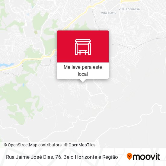 Rua Jaime José Dias, 76 mapa
