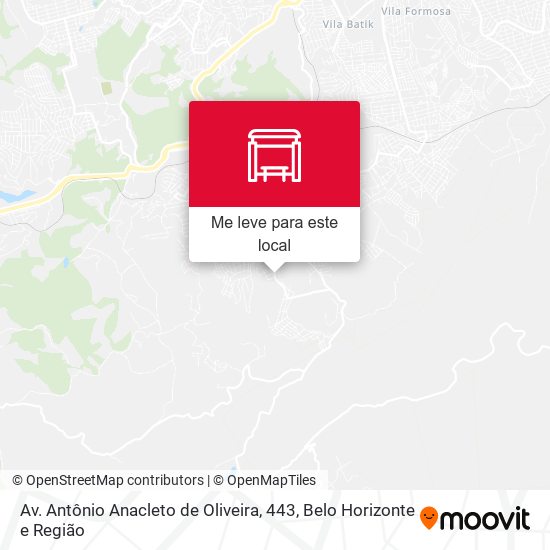 Av. Antônio Anacleto de Oliveira, 443 mapa