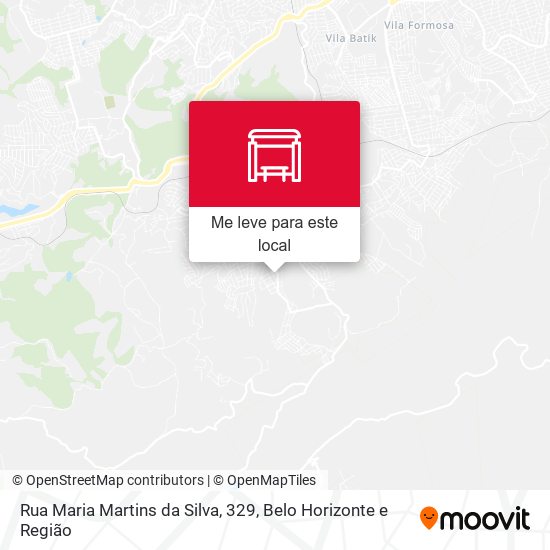 Rua Maria Martins da Silva, 329 mapa