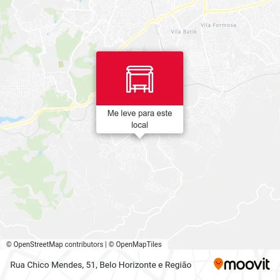 Rua Chico Mendes, 51 mapa