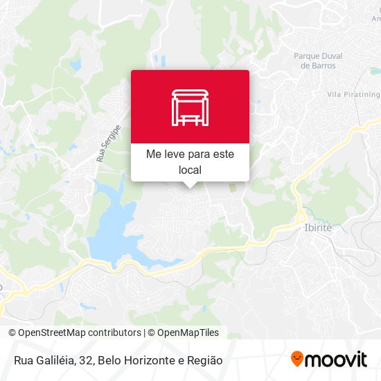 Rua Galiléia, 32 mapa