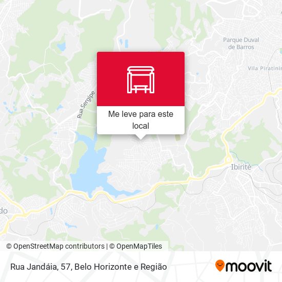 Rua Jandáia, 57 mapa