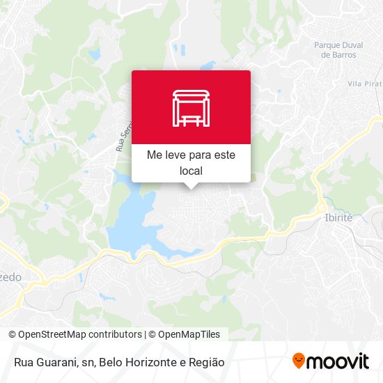 Rua Guarani, sn mapa