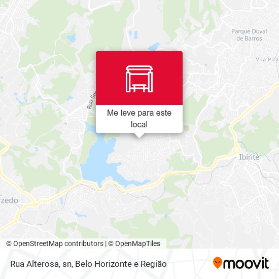 Rua Alterosa, sn mapa