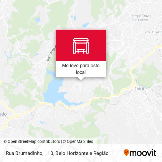 Rua Brumadinho, 110 mapa