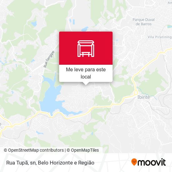 Rua Tupã, sn mapa