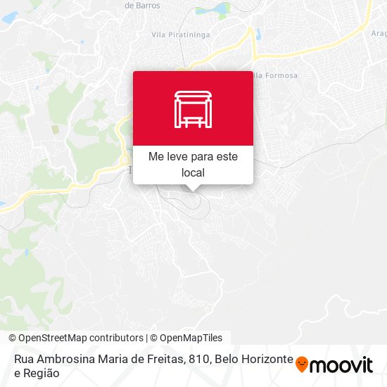 Rua Ambrosina Maria de Freitas, 810 mapa