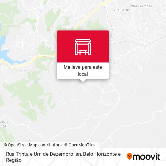 Rua Trinta e Um de Dezembro, sn mapa