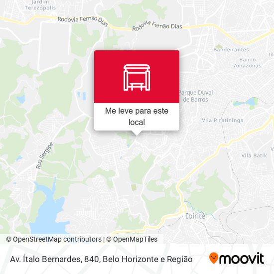 Av. Ítalo Bernardes, 840 mapa