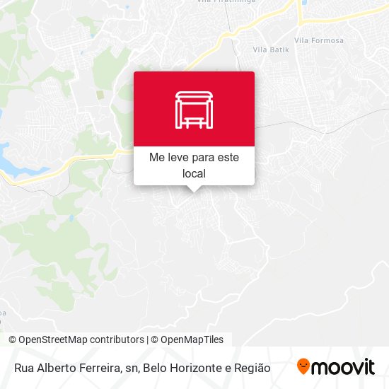Rua Alberto Ferreira, sn mapa