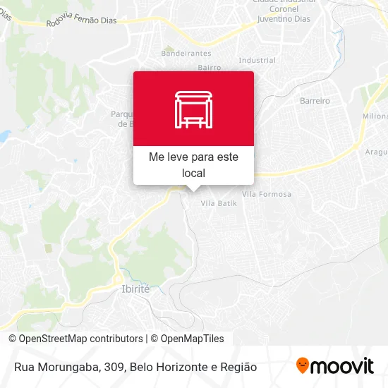 Rua Morungaba, 309 mapa