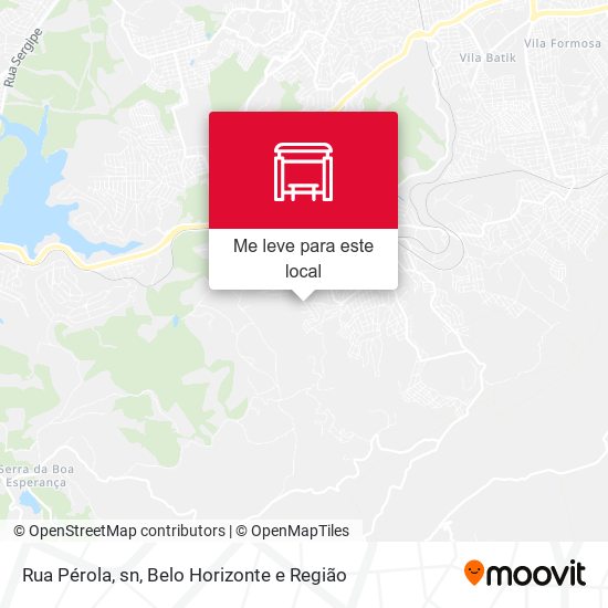 Rua Pérola, sn mapa