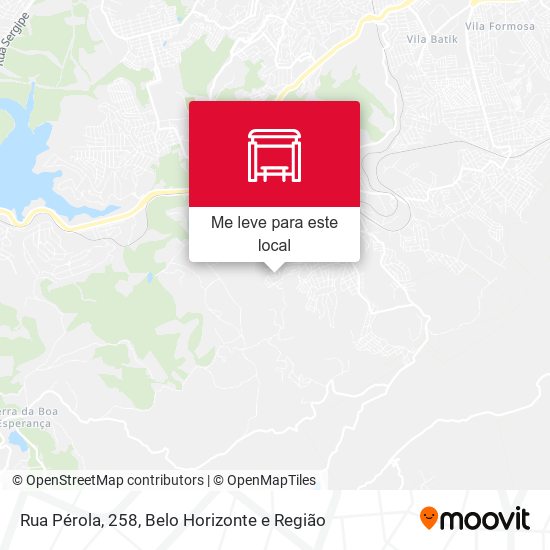 Rua Pérola, 258 mapa
