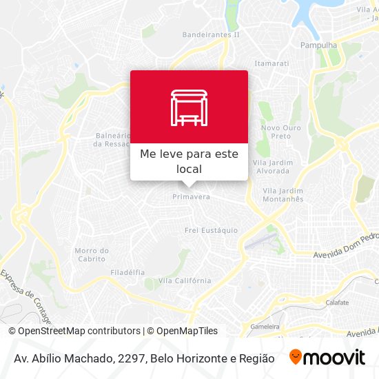 Av. Abílio Machado, 2297 mapa