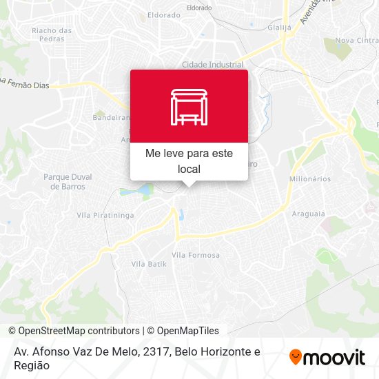 Av. Afonso Vaz De Melo, 2317 mapa