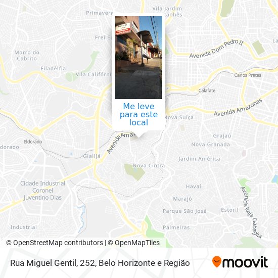 Rua Miguel Gentil, 252 mapa