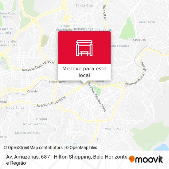 Av. Amazonas, 687 | Hilton Shopping mapa