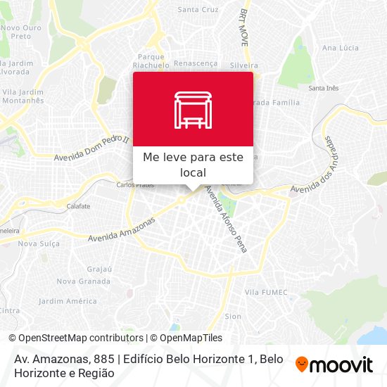 Av. Amazonas, 885 | Edifício Belo Horizonte 1 mapa