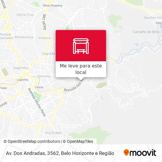 Av. Dos Andradas, 3562 mapa