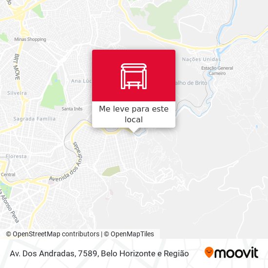 Av. Dos Andradas, 7589 mapa