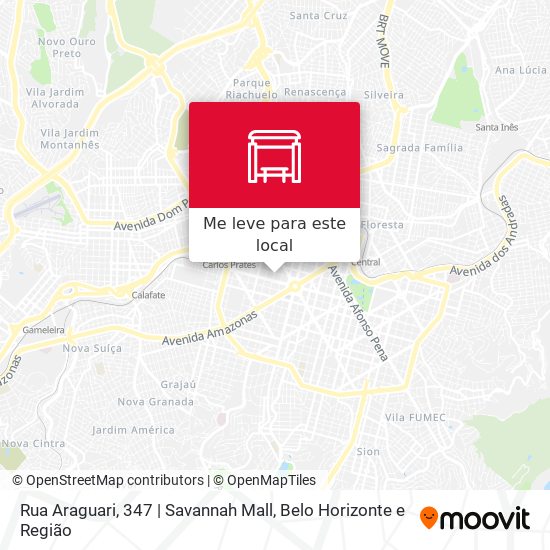 Rua Araguari, 347 | Savannah Mall mapa