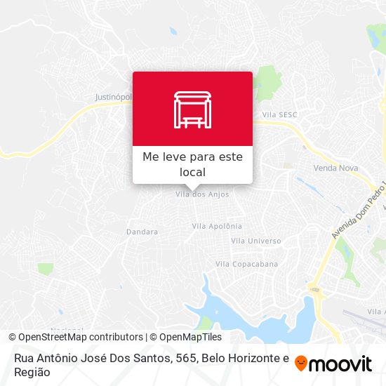 Rua Antônio José Dos Santos, 565 mapa