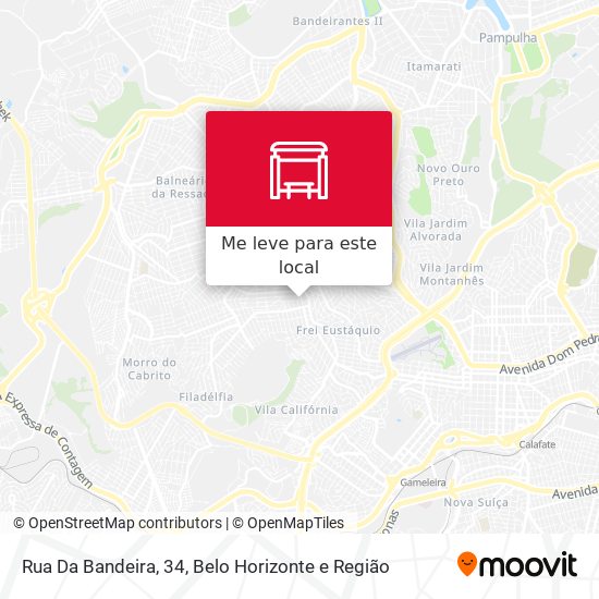 Rua Da Bandeira, 34 mapa