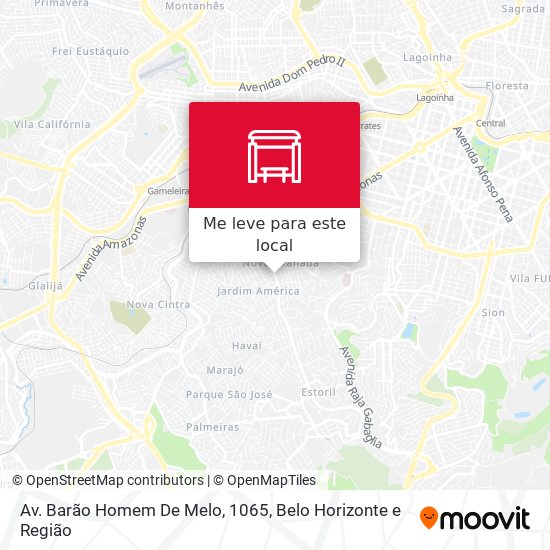 Av. Barão Homem De Melo, 1065 mapa