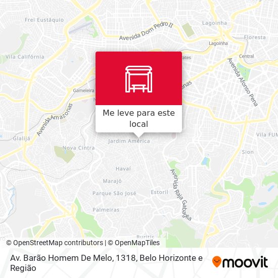 Av. Barão Homem De Melo, 1318 mapa