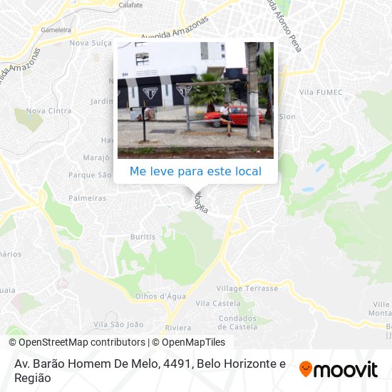 Av. Barão Homem De Melo, 4491 mapa