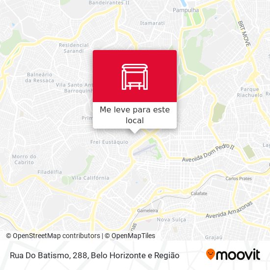 Rua Do Batismo, 288 mapa