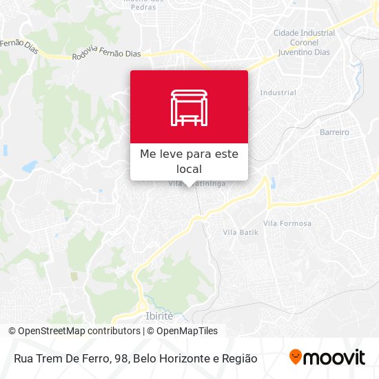 Rua Trem De Ferro, 98 mapa