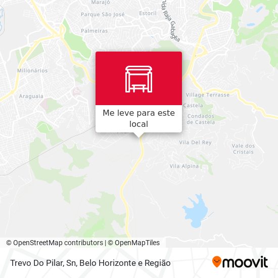 Trevo Do Pilar, Sn mapa