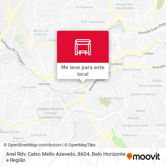 Anel Rdv. Celso Mello Azevedo, 8604 mapa