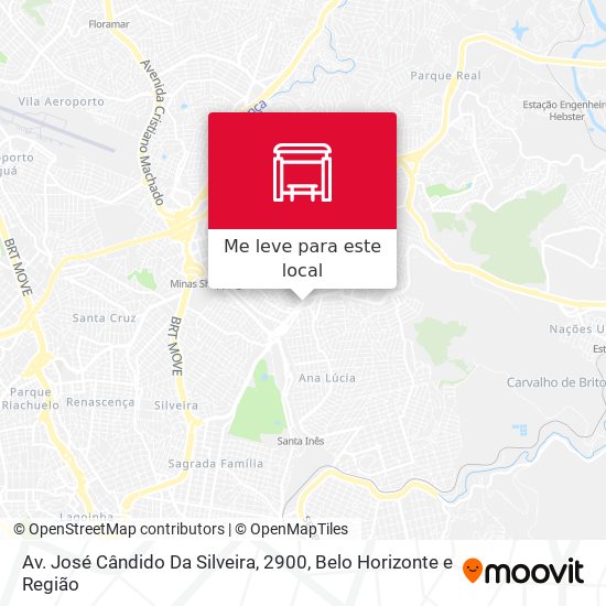 Av. José Cândido Da Silveira, 2900 mapa