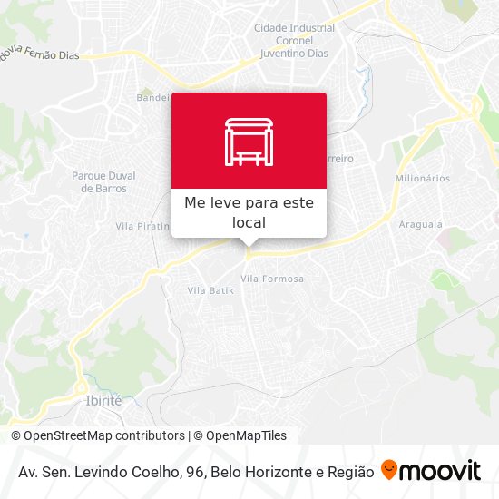 Av. Sen. Levindo Coelho, 96 mapa