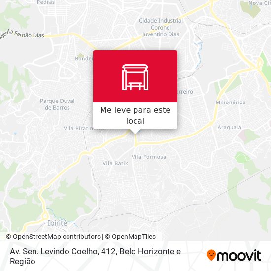 Av. Sen. Levindo Coelho, 412 mapa