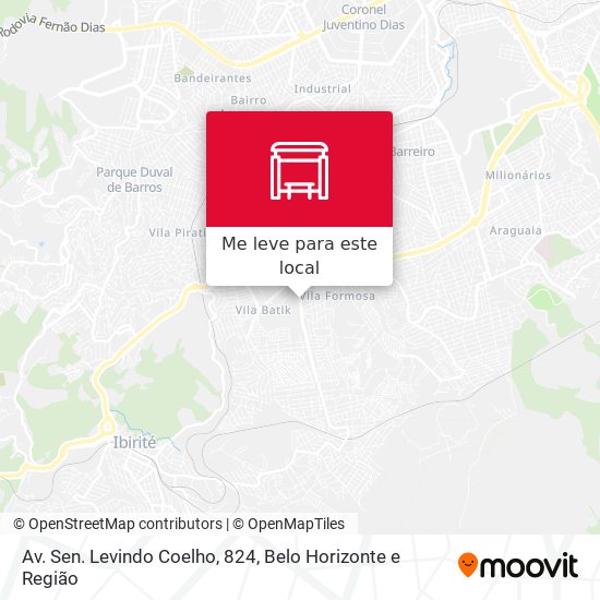 Av. Sen. Levindo Coelho, 824 mapa