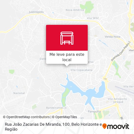 Rua João Zacarias De Miranda, 100 mapa