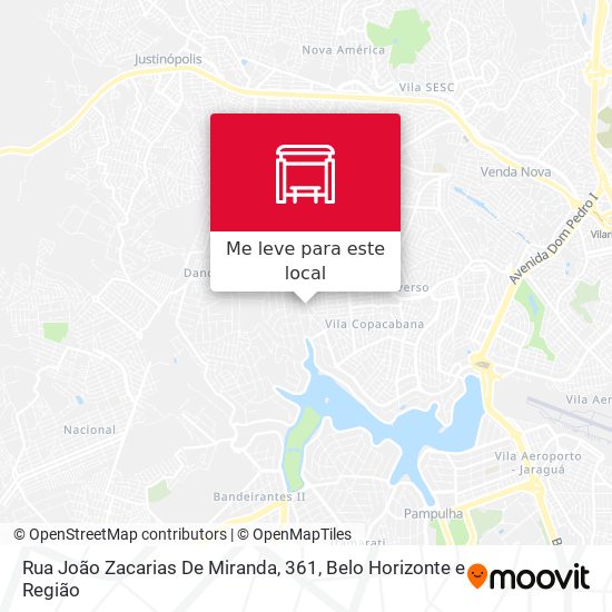 Rua João Zacarias De Miranda, 361 mapa