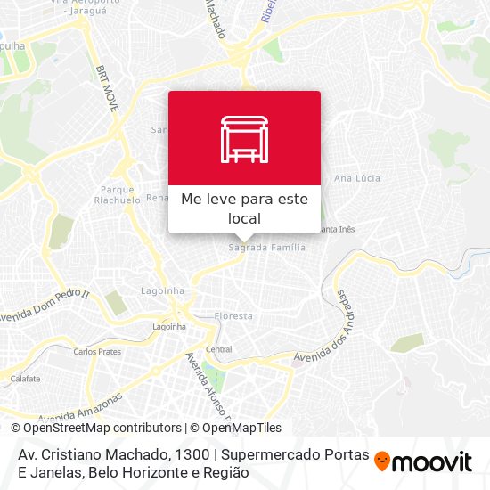 Av. Cristiano Machado, 1300 | Supermercado Portas E Janelas mapa