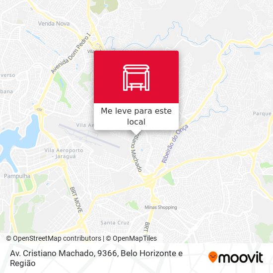 Av. Cristiano Machado, 9366 mapa