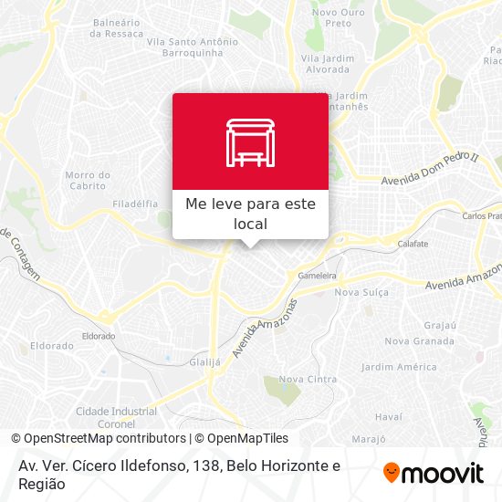 Av. Ver. Cícero Ildefonso, 138 mapa
