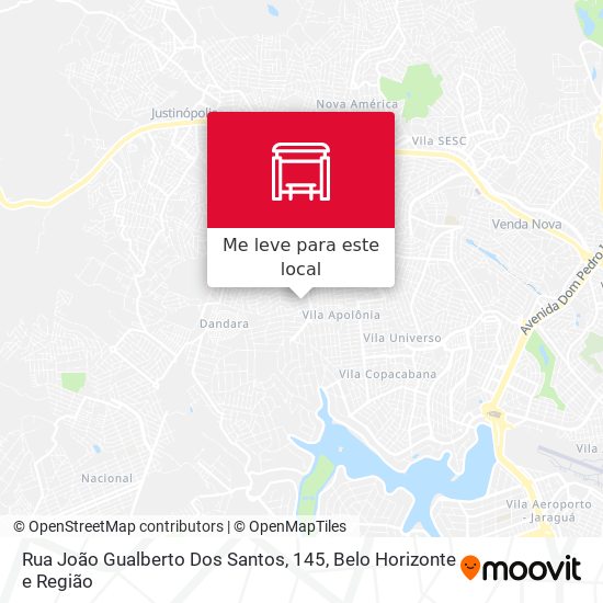 Rua João Gualberto Dos Santos, 145 mapa