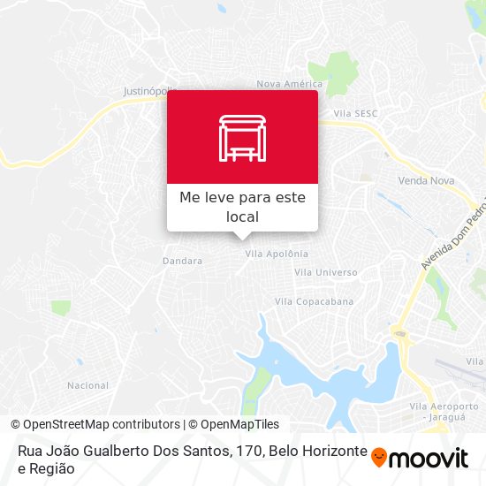 Rua João Gualberto Dos Santos, 170 mapa